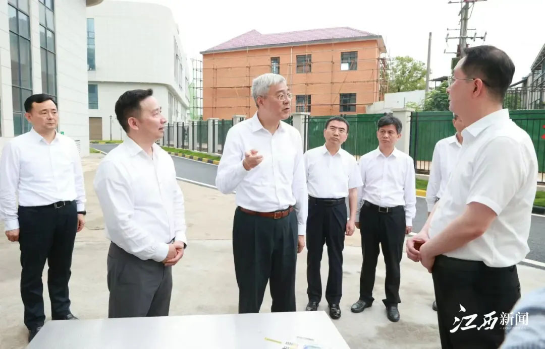 江西省委書記尹弘一行蒞臨中華食品工業(yè)集團(tuán)江西產(chǎn)業(yè)園調(diào)研指導(dǎo)
